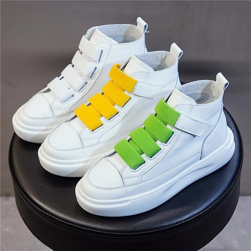 Women's Shoes Flats Velcro Soft Women's Shoes High Top zapatos de mujer chaussures femme women shoes Z12-16