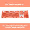 104keys Abs Keycap Set Backlit Type Keycaps For Mechanical Keyboard Teclado Mecanico De Tecla Cerrada Exquisitely Plate: OR