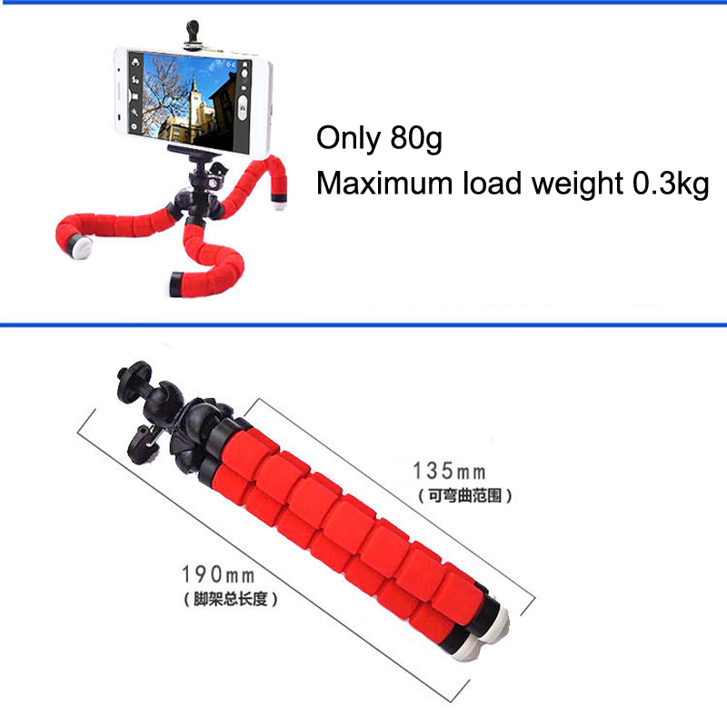 Mini Statief Voor Telefoon Projector Camera Iphone Xiaomi Pens Houder Clip Flexibele Spons Octopus Beugel Buigbare Mobiele Stand