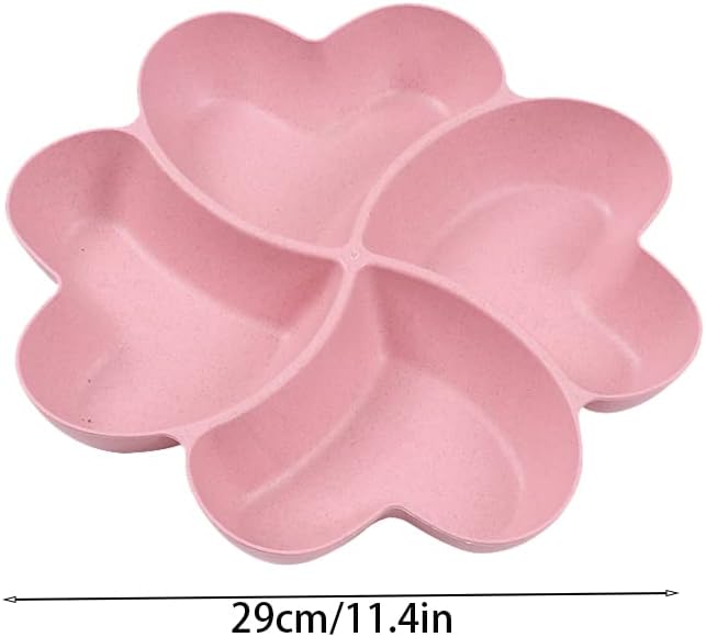 Talerz na słodycze Talerz na suszone owoce Kosz na owoce Talerz na owoce w kształcie serca Talerz na słodycze Przekąnarty Orzechy Miska Pojemnik na miskę: Czerwony