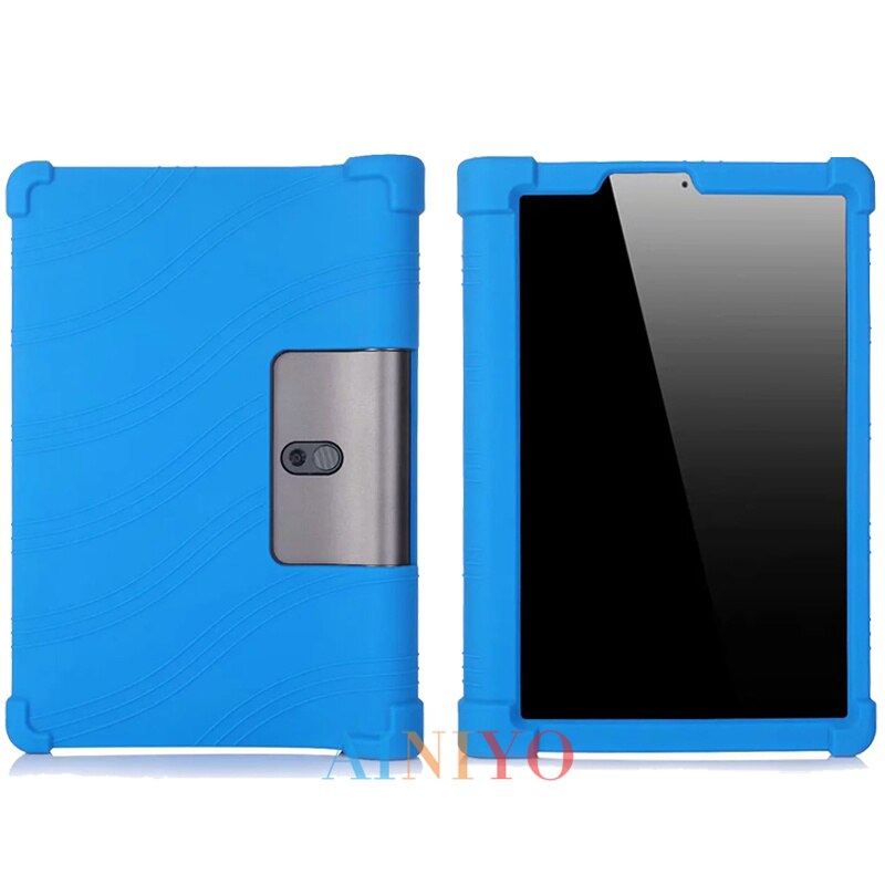 Mjukt fodral för lenovo yoga tab 5 yt-x705f smart surfplatta skal för lenovo yoga tab 5 yt-x705f silikonfodral: Gj -x705- mörkblå