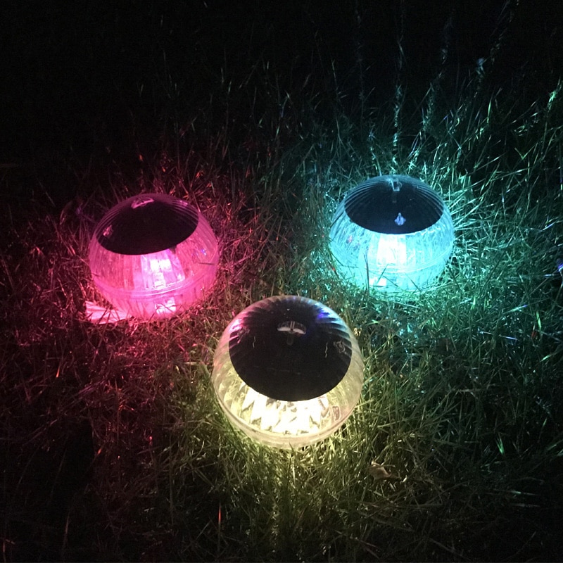 Solar Floating Pond Light Waterproof Color Changing Garden Pool Light For Garden Yard Swimming Pool Fountain Fish Tank
