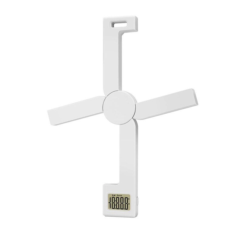 Compact Folding Digital Kitchen Scale, Highly Accurate Foldable Portable Food Scale With Easy To Read LCD Display,White: Default Title