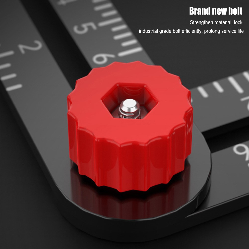 Bau Werkzeuge Multi-Winkel Messen Lineal Manuelle Fliesen Cutter Fliesen See schlagen Messen Werkzeug DIY Holz Fliesen Bodenbelag schlagen werkzeug