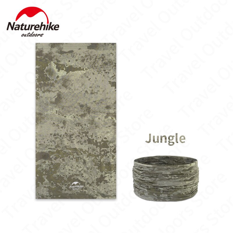 Naturehike Zomer Cool Bandana Ice Cool Magic Hoofddoek Ademend Sneldrogend Riding Masker Outdoor Running Fitness Hoofdband: Jungle