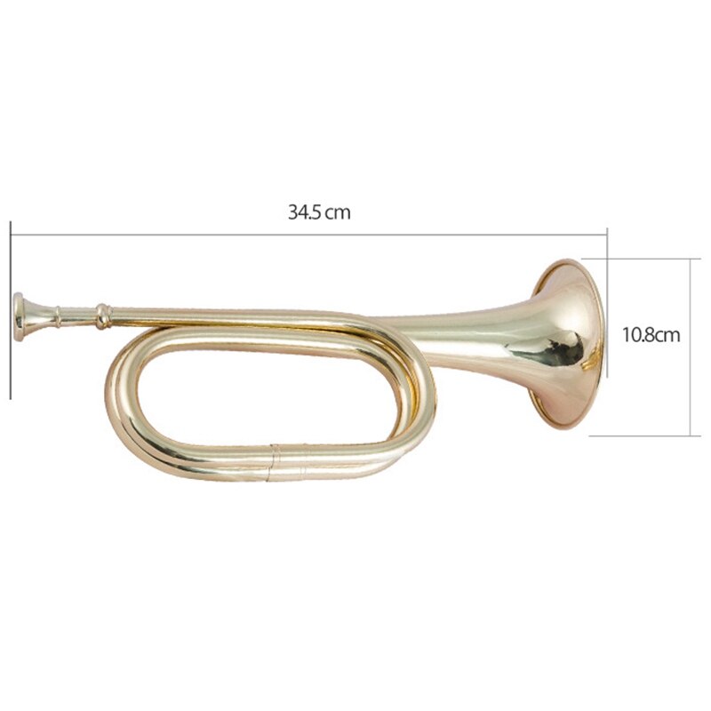 Bugel Verf Koperen Hoorn Cavalerie Voor Messing Muziekinstrumenten Muziek Liefhebbers