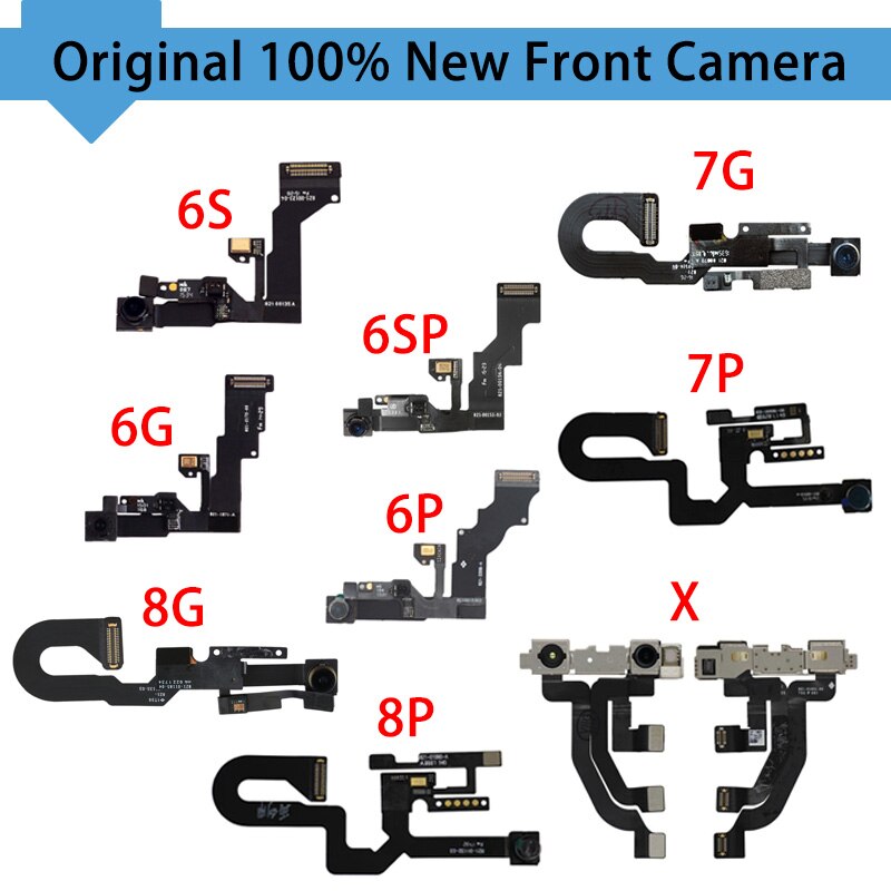 Originele 100% Front Camera Front Belangrijkste Lens Voor iphone SE 6 6 Plus 6 S 6 S Plus 7 7 Plus 8 8 Plus X Flex Kabel Lint Getest OK