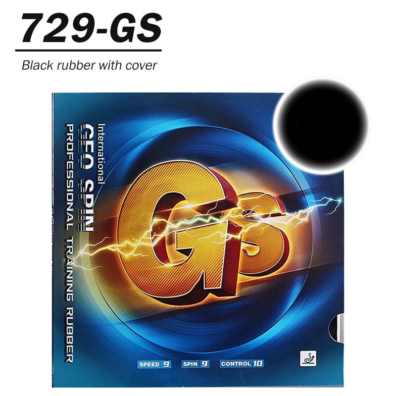 729 Friendship GS Training Table Tennis Rubber RITC Geo Spin Ping Pong Rubber Soft and Good Control: WHITE
