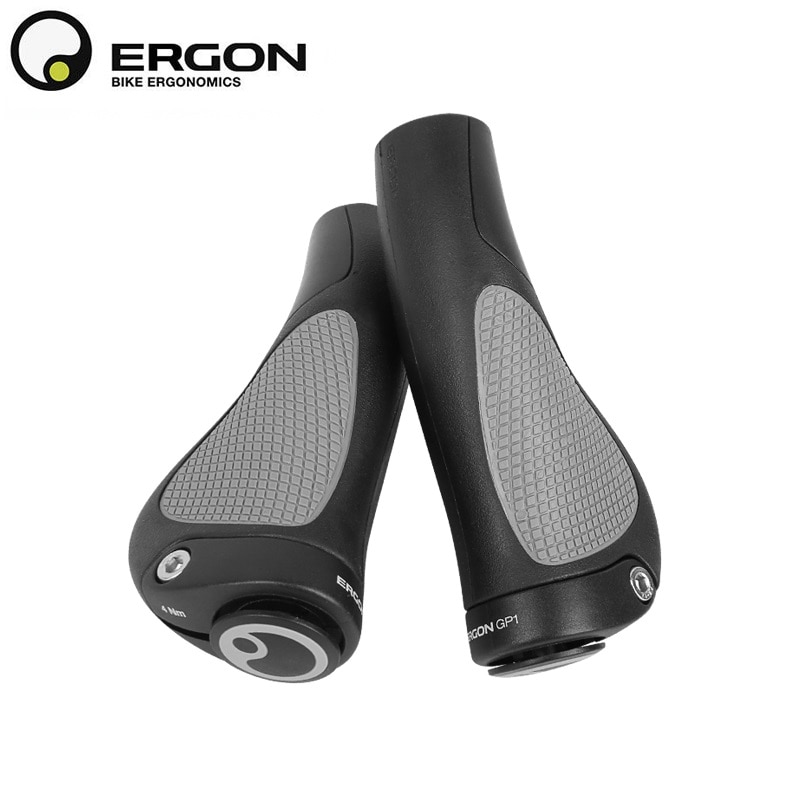 Ergon Bicycle Handlebar Grips GP1 GP3 MTB Road Bike Bar End Mount Clamp Handle Grip Ergonomics Rubber Cycling Parts Lock Grips