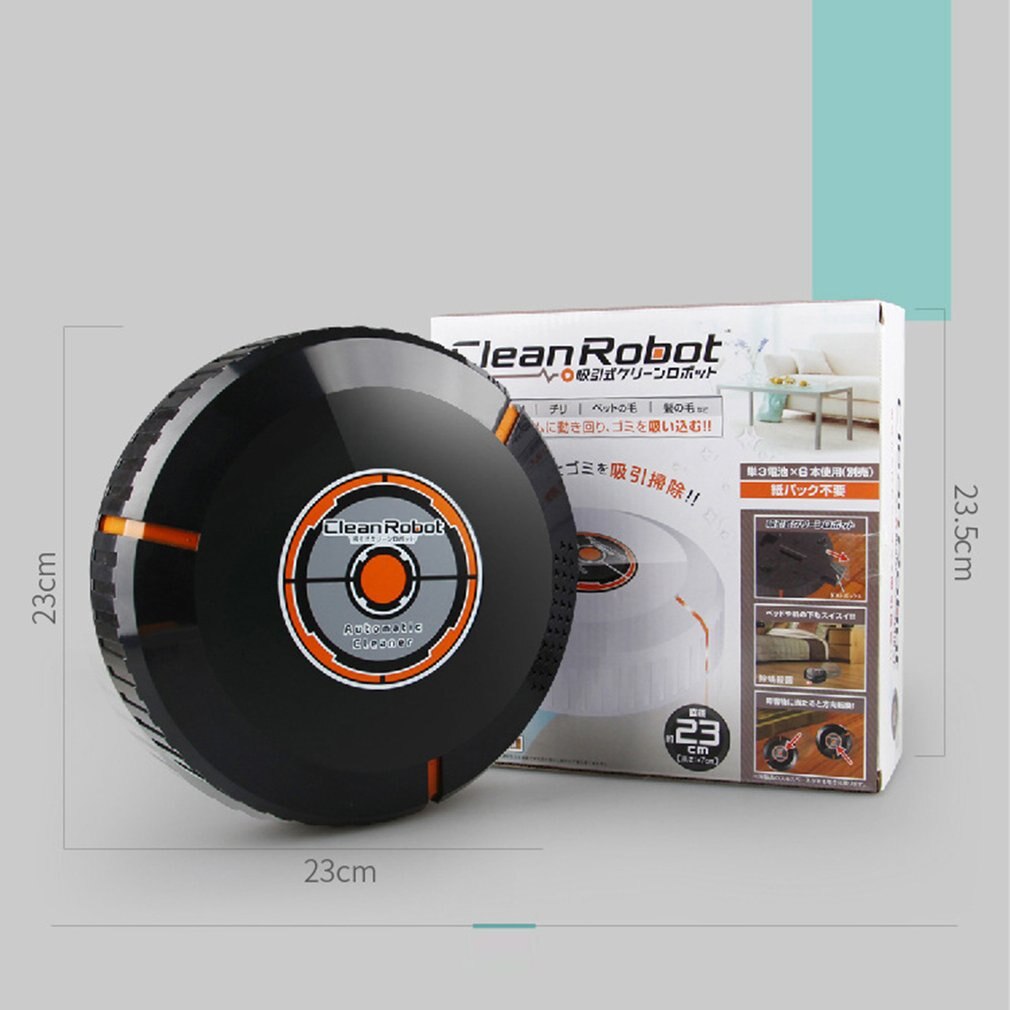 Intelligent Smart Cleaning Robot Battery Powered Automatic Robotic Portable Home Floor Vacuum Cleaner Dust Sweeper