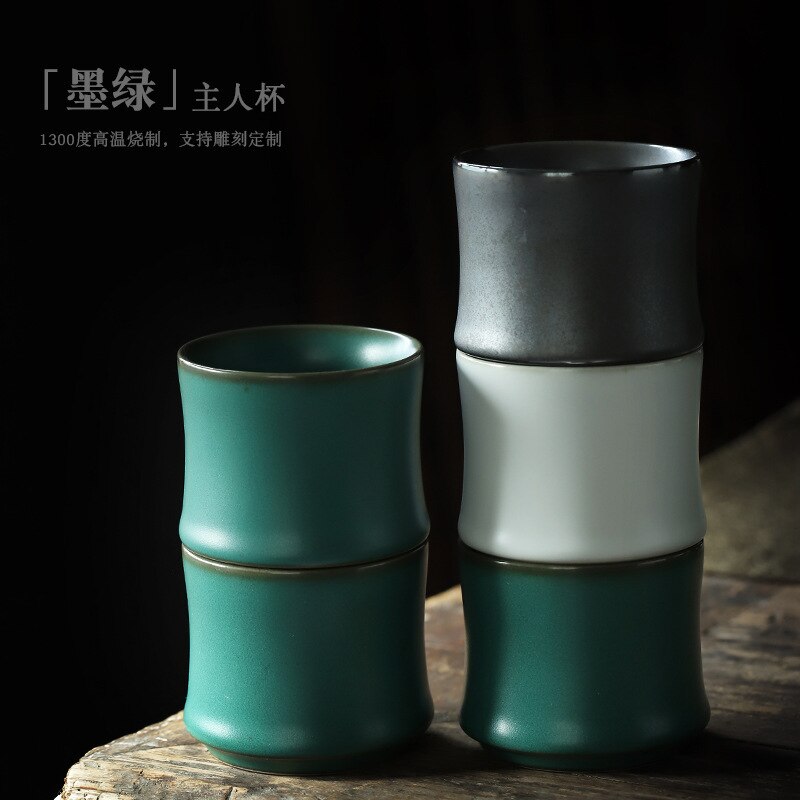 Taza de Café de Cerámica de cerámica gruesa de 150ml, taza de sopa original con esmalte de té, vasos de vidrio para whisky,