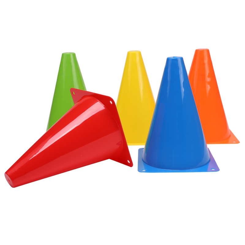 25 uds conos marcadores coloridos conos de entrenamiento de agilidad de fútbol conos marcadores de fútbol precio barato fútbol portátil