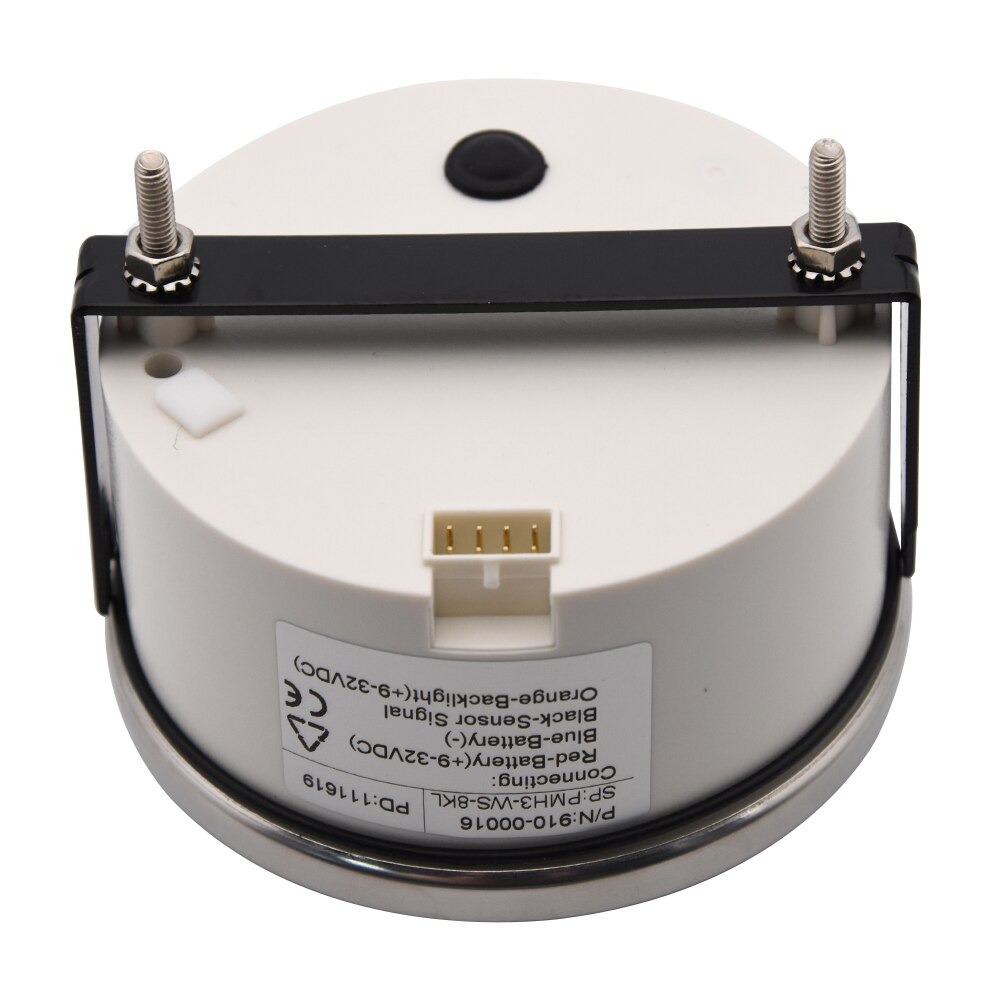 8000 RPM Tacho Gauge 85mm Tachometer Car Marine Boat Tacho Meter REV Counter With Hour Meter Tachometer 12V/24V Red Backlight