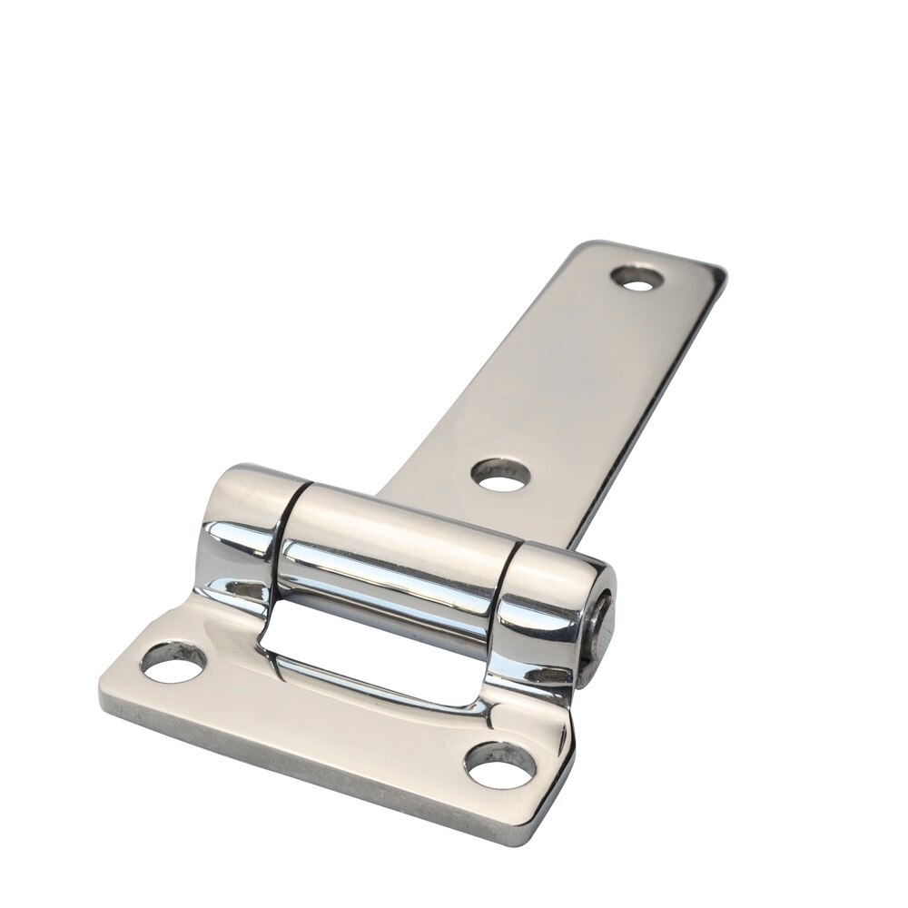 Bisagra de acero inoxidable 304 para yates, bisagra en T de alta resistencia para barcos, puertas de acero inoxidable para contenedores, 135mm