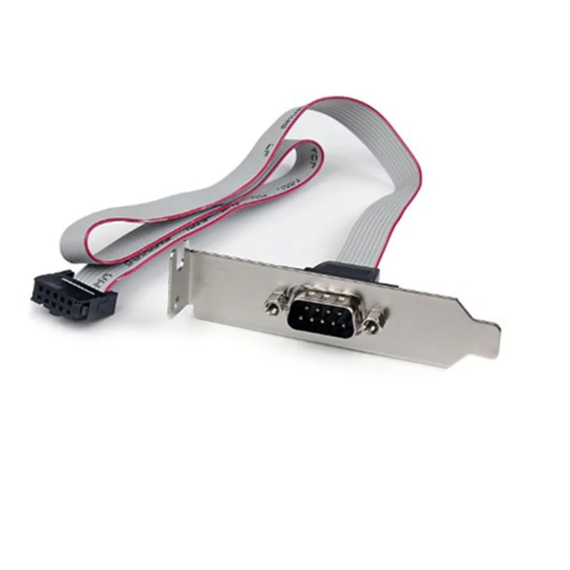 1Port DB9 RS232Serial Port Bracket to 10 pin Heade... – Grandado