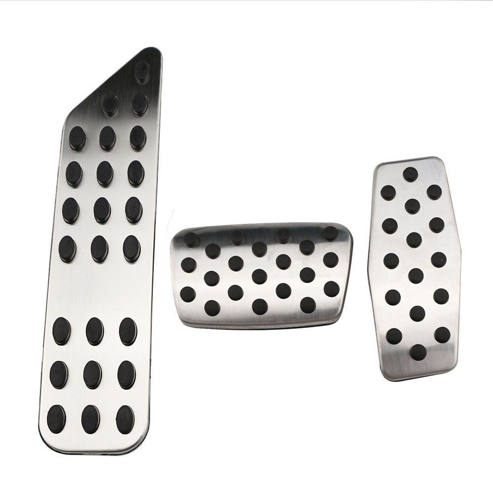 Zlord Voor Chevrolet Cruze Trax Malibu Voor Opel Mokka Astra J Insignia Auto Pedalen Pedaal Pad Cover: 3Pcs AT With Rest