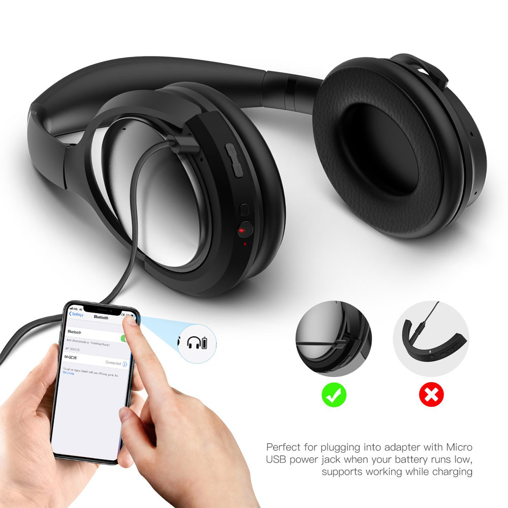 POYATU Wireless Bluetooth Adapter For Bose QC25 QC 25 Headphones Wireless Bluetooth Receiver For Bose QuietComfort 25 aptX