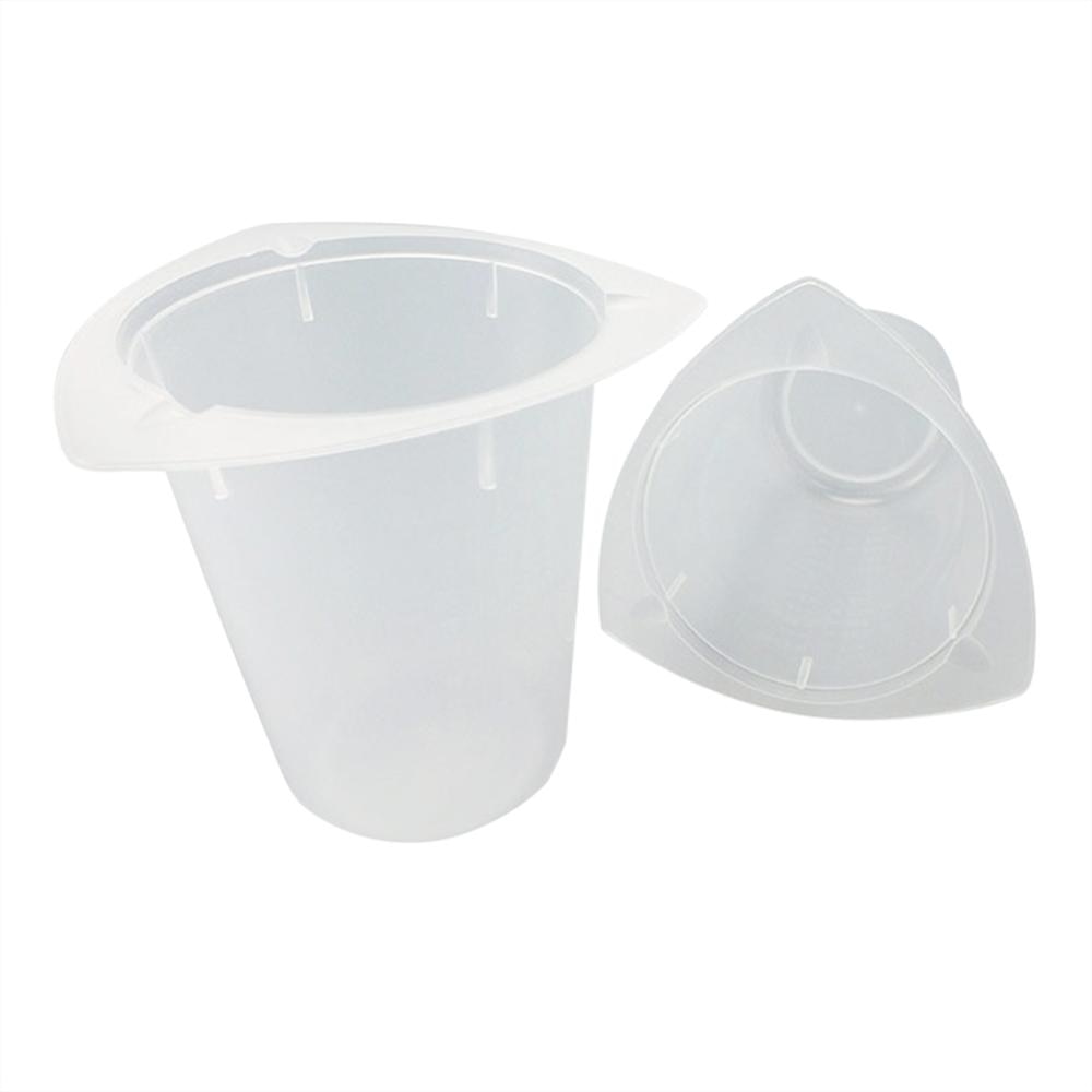 Copo de amostra plástico ferramentas de laboratório triângulo coverless copo de amostragem laboratório consumíveis 50ml 100ml 250ml 400ml 800ml 1000ml