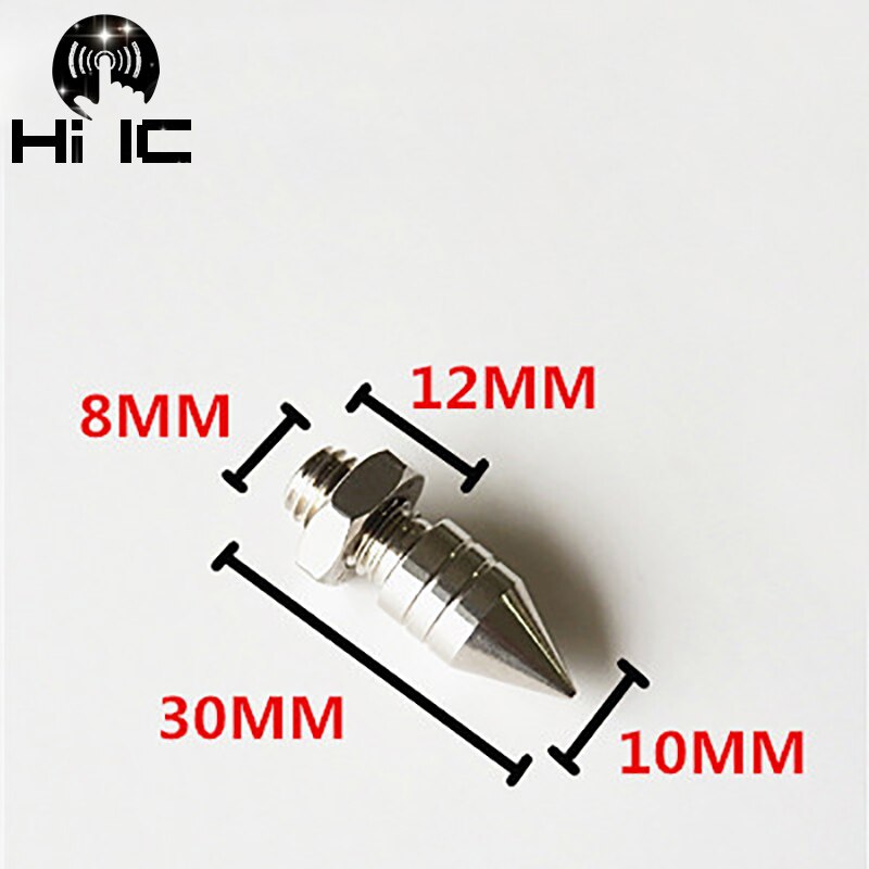 4 Pcs 304 Rvs Speaker Spikes Cd Versterker Draaitafel Pad Stand Voeten Luidspreker Box Spikes Cone Vloer Voet Nail