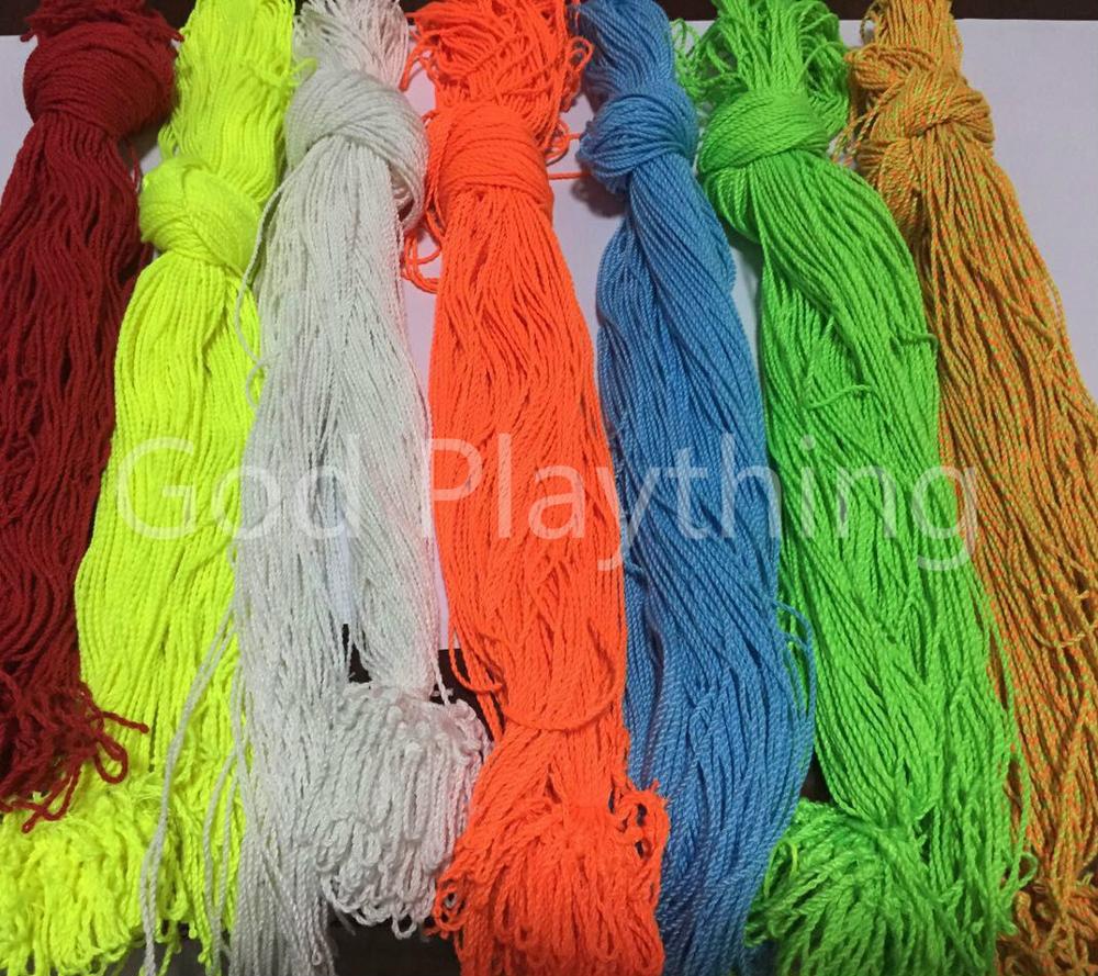 100 Stks/partij 100% Polyester Licht Professionele Yoyo Kogellager String Trick Jojo Kids Magic Jongleren Speelgoed