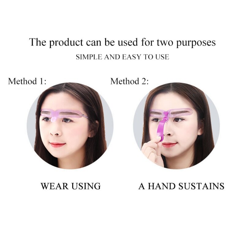 Modèle réutilisable de sourcil | Modèle de sourcil définit les pochoirs maquillage Set de modèles, outils de modèle