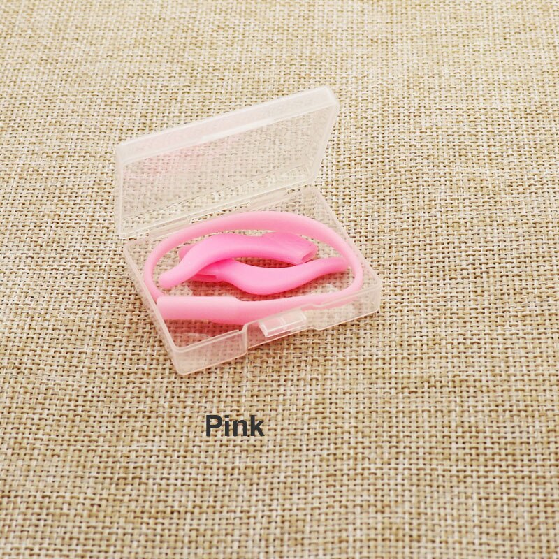 Correas de gafas para niños, funda de goma de silicona para gafas de bebé: Rosa