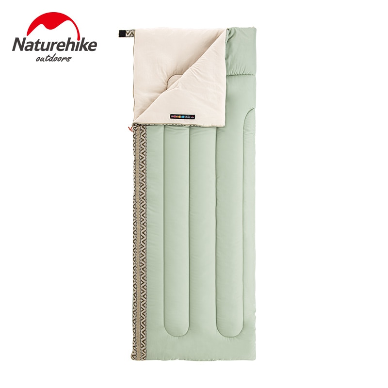 Naturehike – sac de couchage en coton épissé unique, enveloppe Portable lavable en Machine pour Camping, randonnée en plein air voyage NH20MSD05