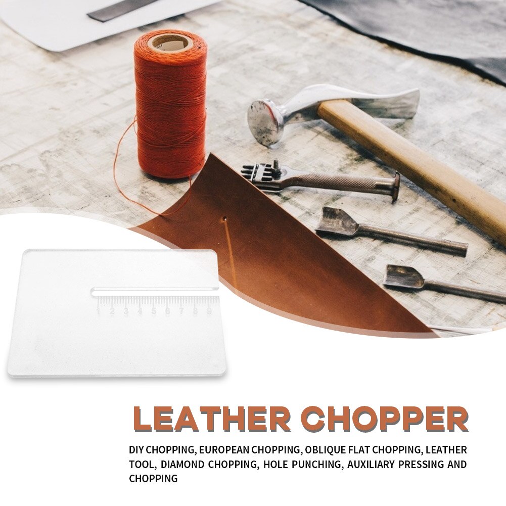 DIY Handmade Leathercraft Diamond Punch Auxiliary Tool Acrylic Punch Puller High Clear Punch Assist Pressing Mold Prevent