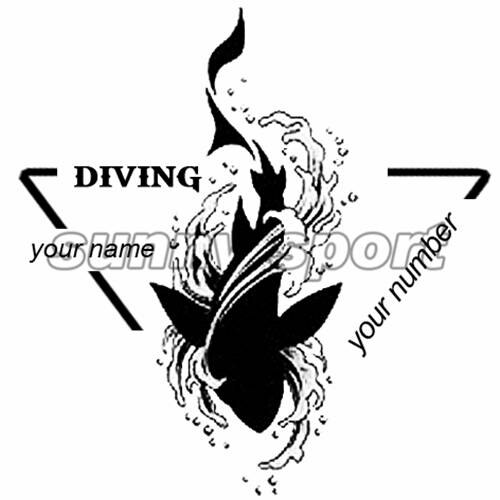 Use for Diving diary Diving seal divemaster DM Diver use Cartoon marine biological pattern Name Diving padi number may be added: 01