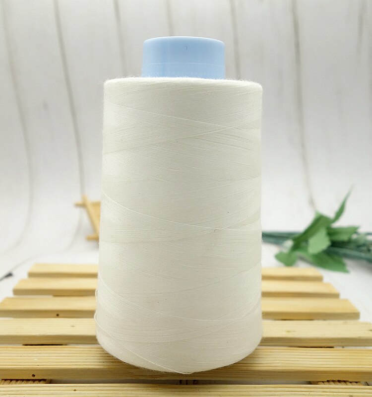 3000m long white water-soluble embroidery sewing thread 402/S dissolved in cold water: one piece