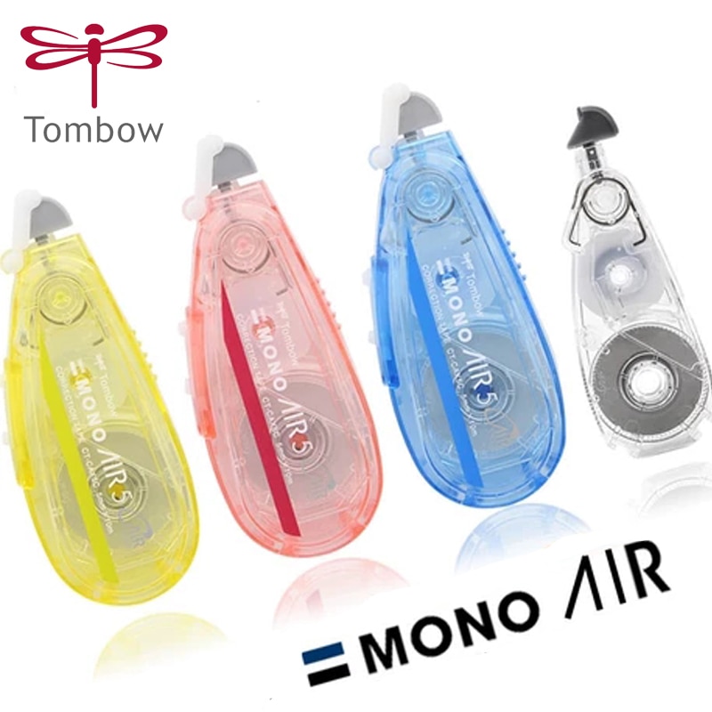 Tomow Kawaii cinta de corrección 10m CT-CAX5C 3 uds Mono transparente Uso del estudiante de corrección de silencio núcleo de reemplazo