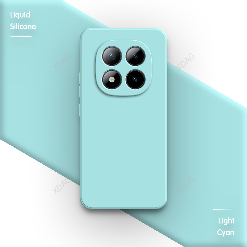 Original Phone Case for Xiaomi Redmi Note 15 Pro Plus Pro+ Note15 15Pro 5G Liquid Silicone Soft Simple Back Cover Funda Carcasas