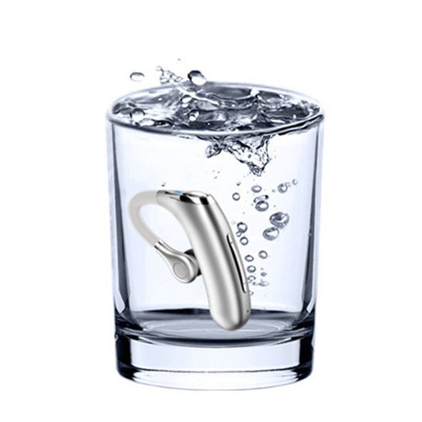 Draadloze oordopjes  m50 slimme bluetooth oordopjes oorhaak lange standby sport oordopjes handsfree volumeregeling: Zilver geavanceerd