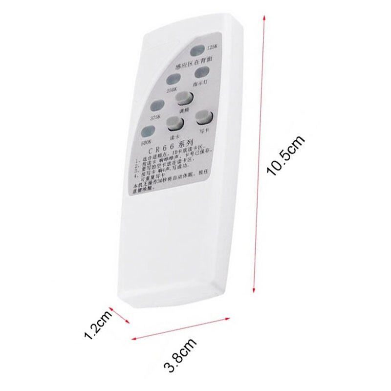 Rfid id-kort duplikator kopimaskine 125/250/375/500 khz  cr66 rfid scanner programmør læser writer duplikator