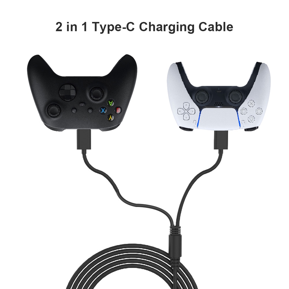 PS5 handle two-in-one charging cable XboxSeriesX handle charging cable SwitchPro handle charging cable