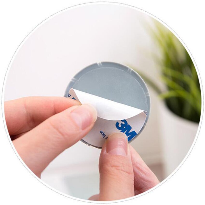 1 pc ronde siliconen muur deur crash pad deurgreep dempingsstopper schok- en geluidsdempers pad muur vloer decoratieve sticker