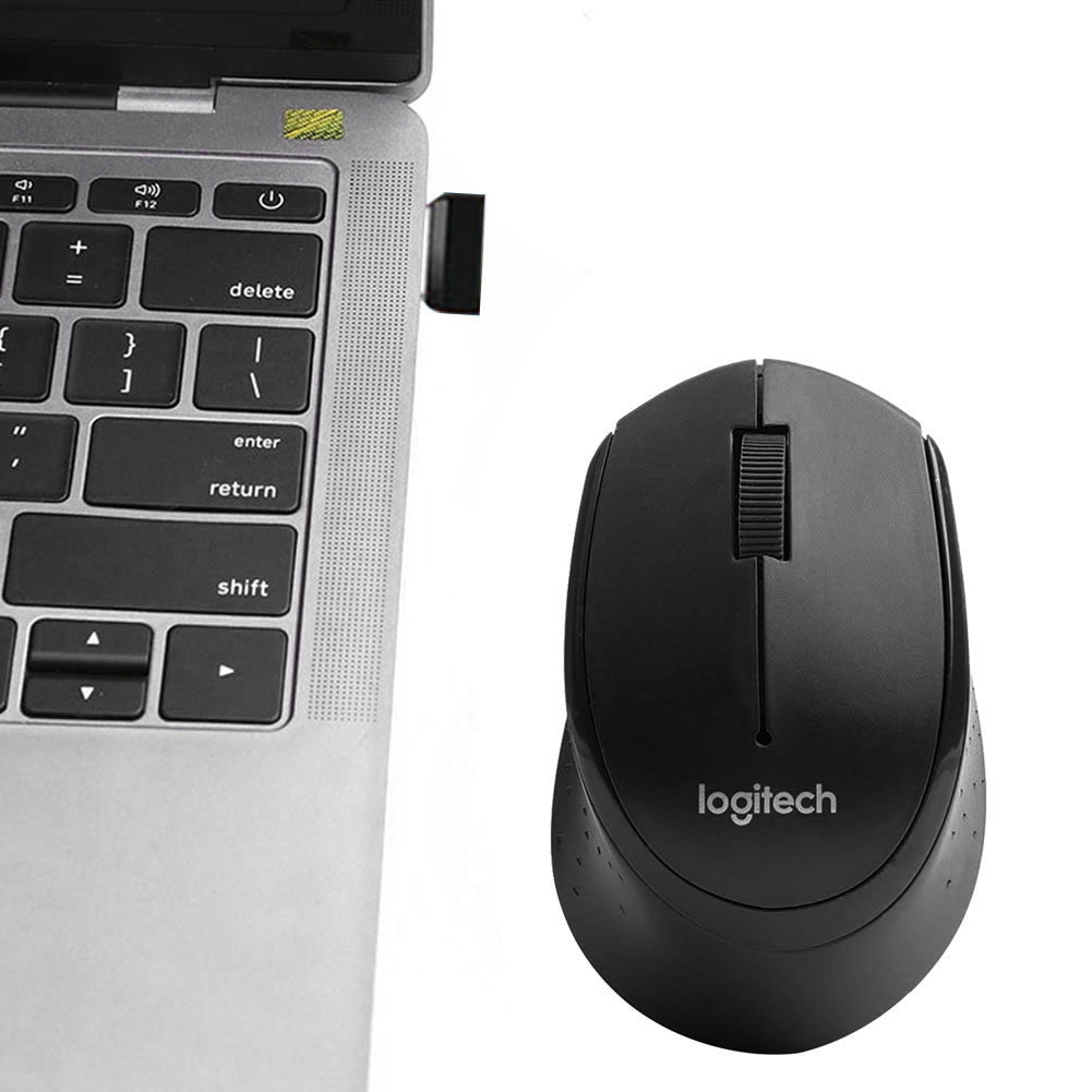 New original logitech mouse  m330 2,4g 1000 dpi wireless mouse, silent office computer mouse with usb nano receiver, uses aa batteries