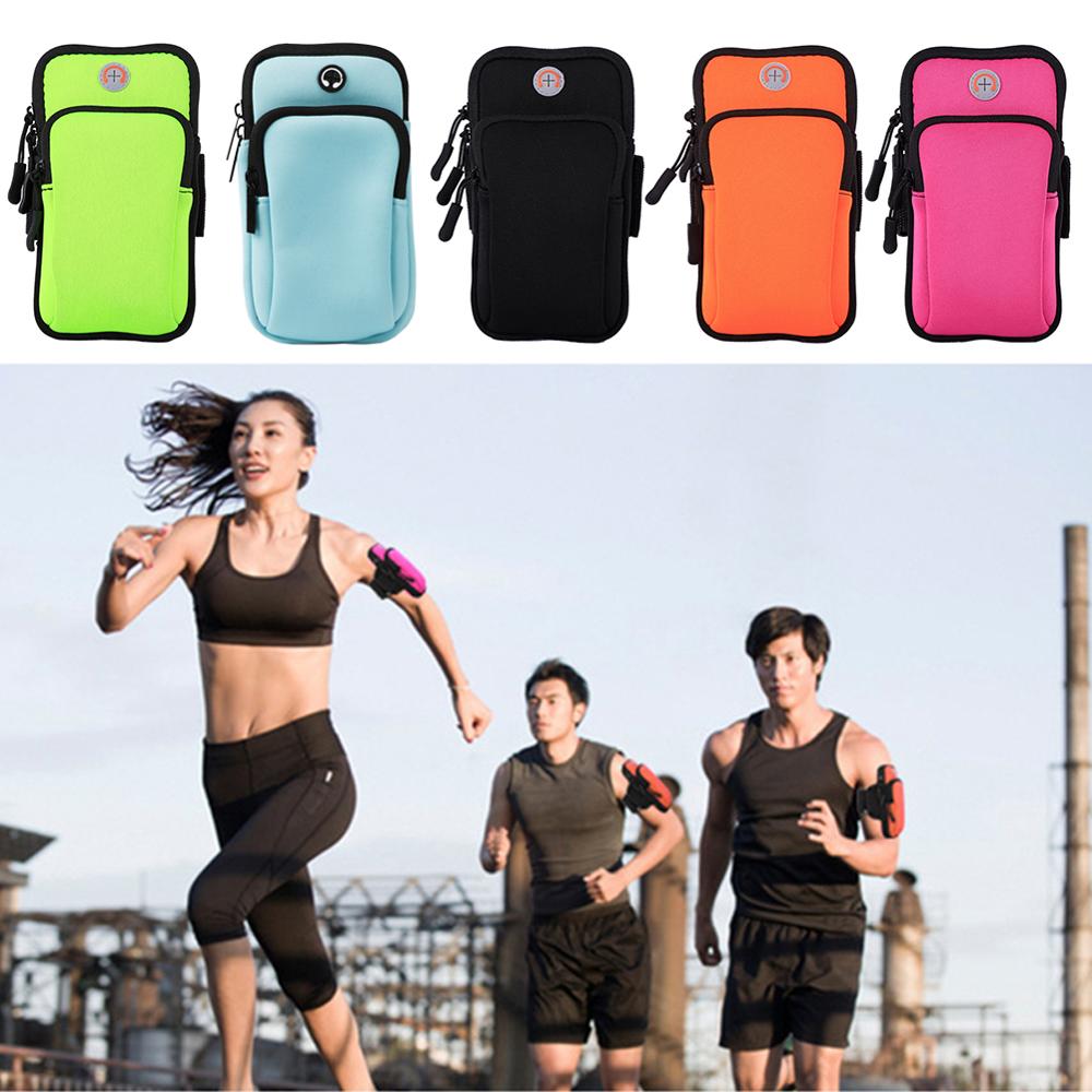Multifunktionale outdoor-sport-armtasche, freizeit-armtasche, fitnessstudio-tasche, handytasche, schlüsselhalter für iphone x und samsung