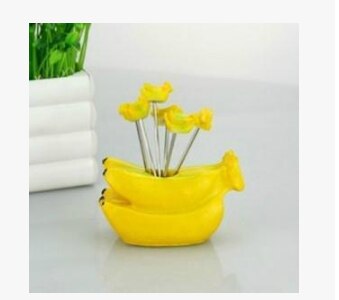 Fourchette à fruits en acier inoxydable | Fourchettes et support de 5 pièces nouveauté cœur rouge, fourchette à fruits en acier inoxydable, cuillère à Dessert, ustensiles de table, outils de cuisine: style 6