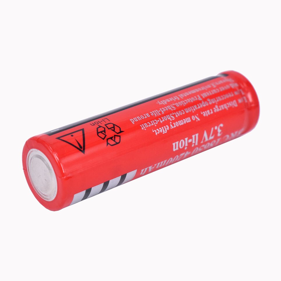 Originale 18650 batterier 3,7v 4200 mah wiederaufladbare liion batterie für led taschenlampe batery litio batteri + usb ladegerät