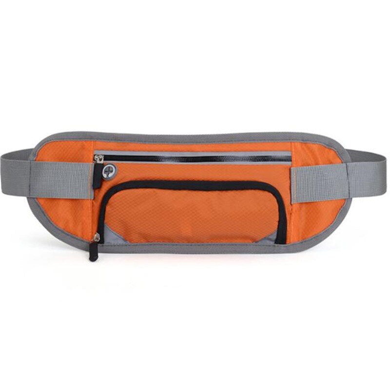 Running Bag Sport Water Fles Houder Running Belt Heuptas Waterdicht Heuptasje Mannen Vrouwen Sport Gym Fitness Run tas: oranje