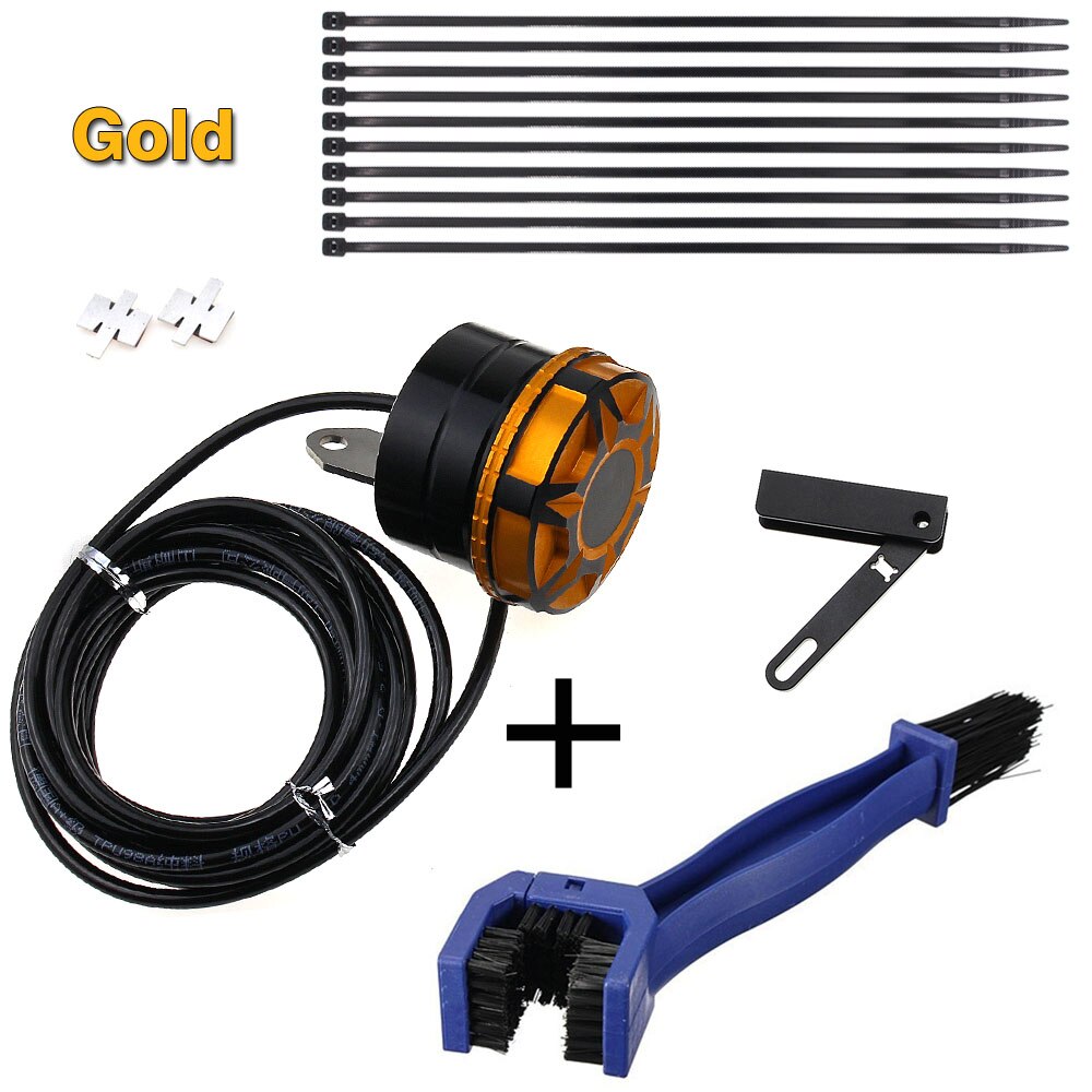 Motorcycle Chain Lubricator Oiler System for KTM Duke RC 125 200 390 Enduro Supermoto SM SMC Adventure 690 950 990: Gold