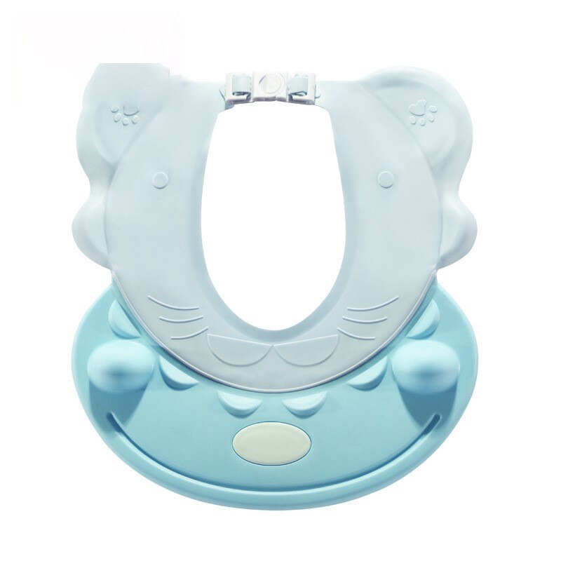 Baby Kids Cap Baby Shower Cap Bad Cap Douche Hoed Bad Visor Kids Bad Bad Wassen Haar Schild Hoed cap Bescherm Ogen Haar: 05