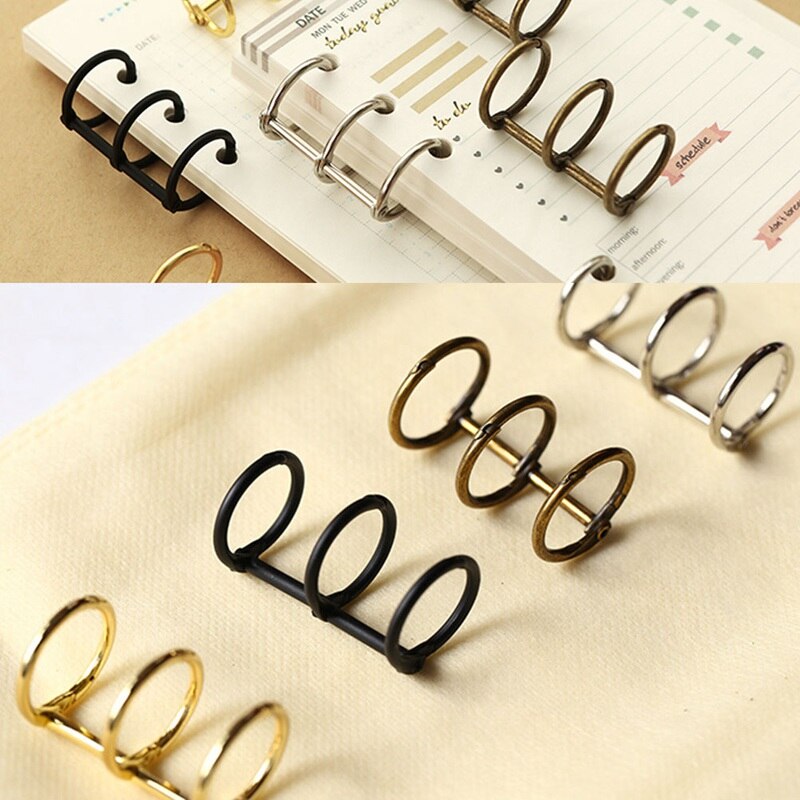A5 A6 Metal Spiral Binder Clip Stainless Steel Binder File Folder Clip Ring Binder Clip Iron Clip