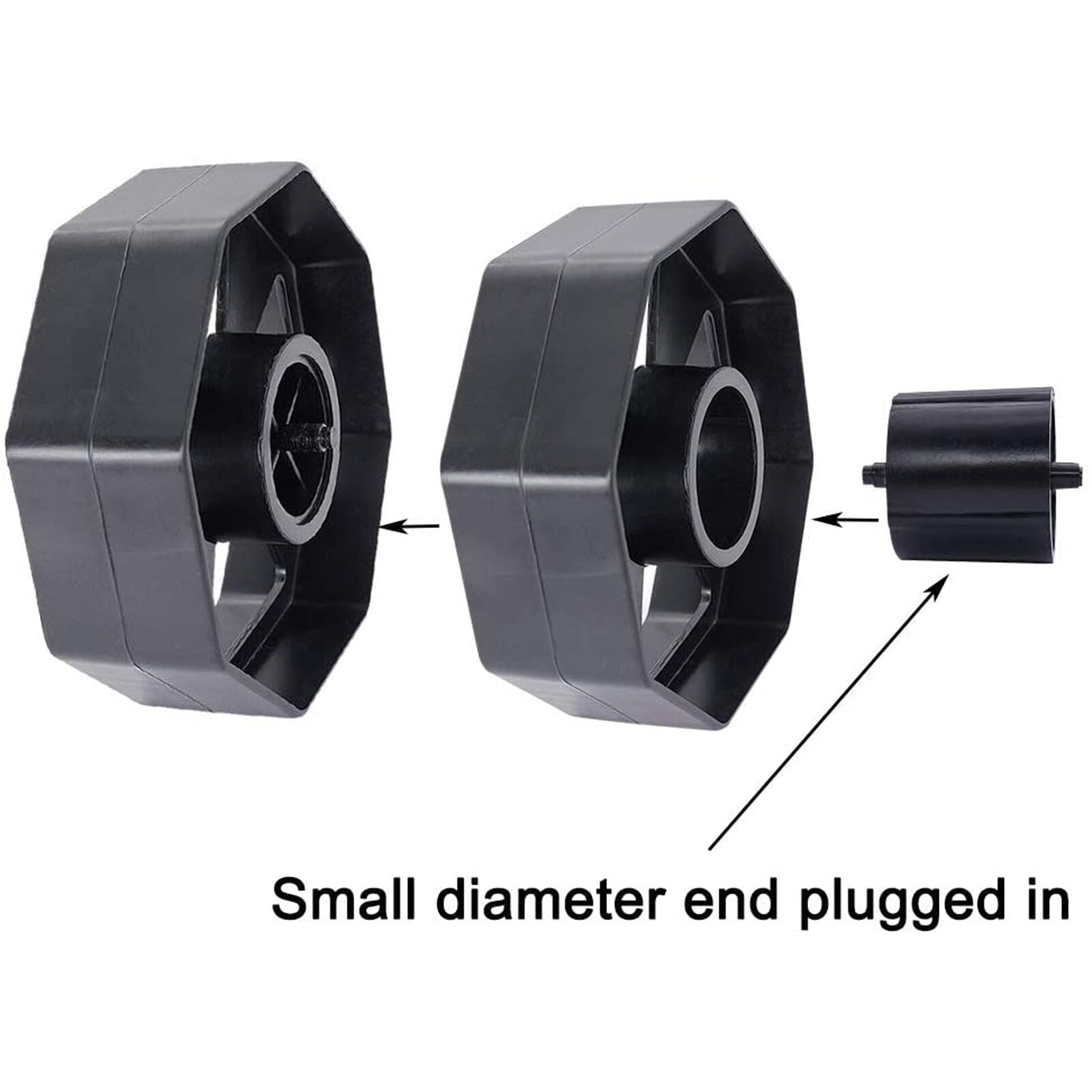 Desktop Tape Dispenser 1-inch 3-inch Core Tape Dispenser with Non-slip Base for Supermarket Office Home School Black