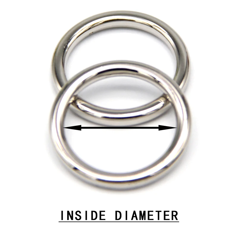 HENGC, hebillas redondas grandes de Metal con anillo redondo, tela de cierre para cinturón de cuero, zapatos, bolsos, prendas de vestir, costura de , manualidades DIY,: 3 mm / Latón envejecido
