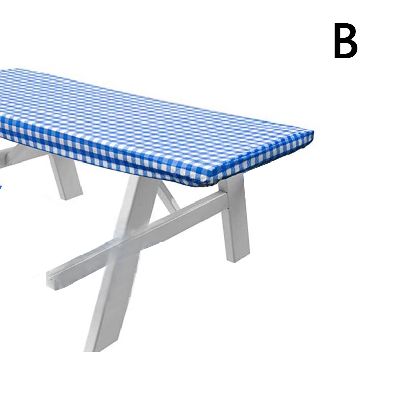 Mantel de vinilo de plástico para mesa plegable, tela de mesa Rectangular ajustada para 6 pies, tamaño 32x72 pulgadas, (180x75 cm): 02