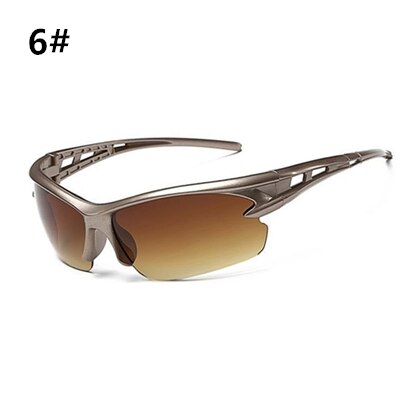 Cycling glasses Men Women UV400 MTB Glasses for Bicycles Cyclist Eyewear Cycling Oculos Ciclismo Goggles Sport Bike Sunglasses: 6