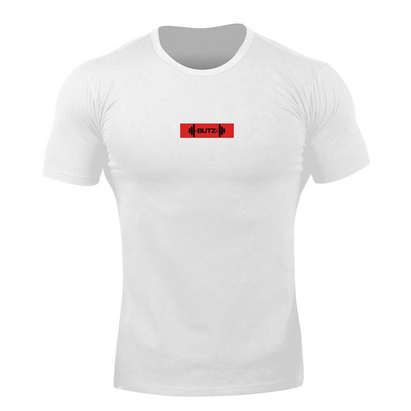 Camiseta de Fitness informal para hombre, camiseta de Fitness de Color amarillo sólido, camiseta de rejilla de algodón, Top de verano: M / White