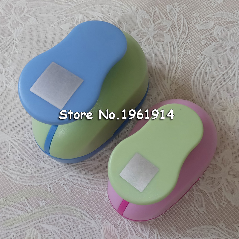 2pcs(1.8cm,1.1cm)square shape craft punch set Squares Punch Craft Scrapbooking school Paper Puncher eva hole punch